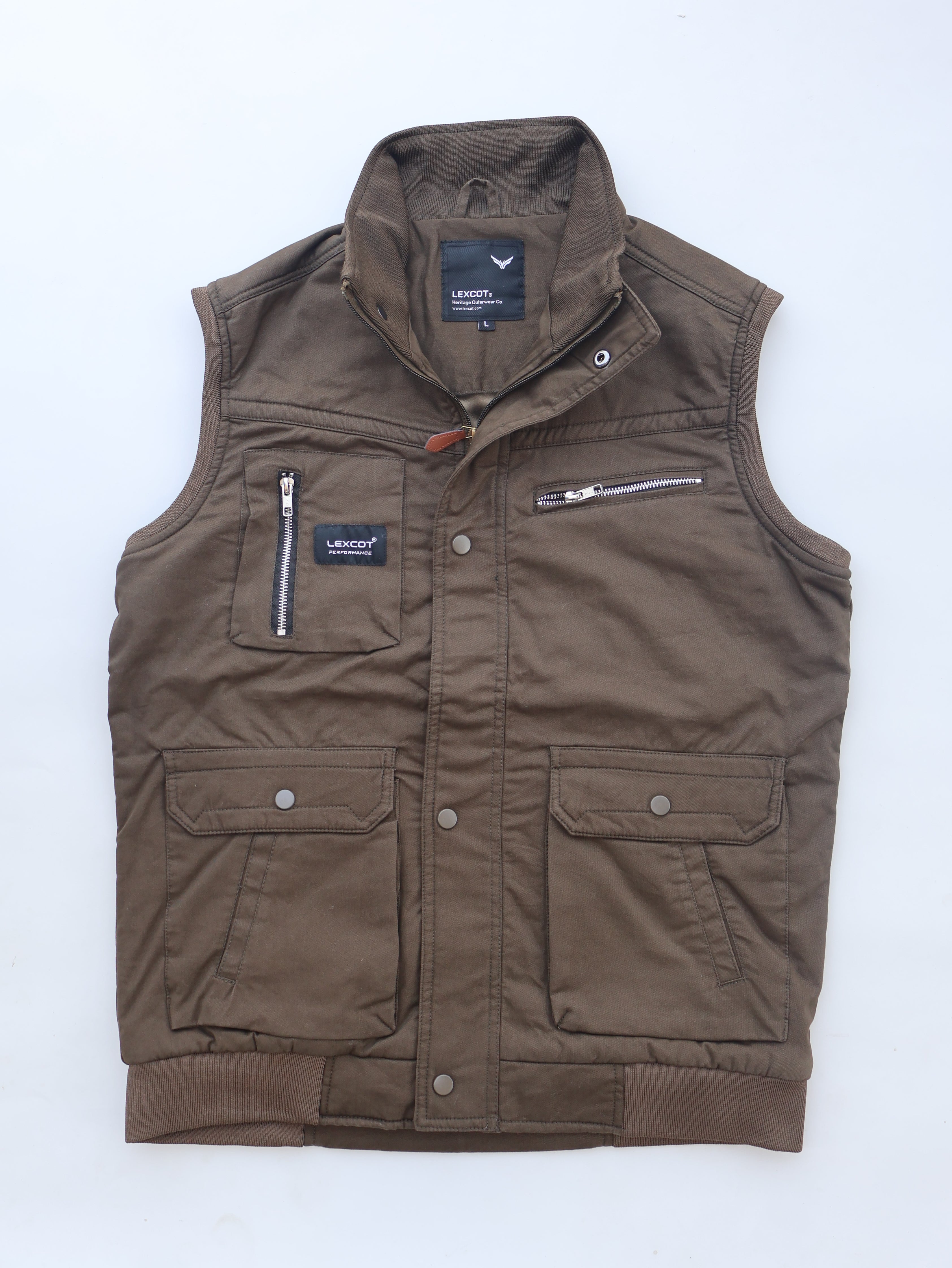 SLEEVELESS CARGO POCKET WINTER JACKET FOR MEN'S