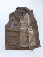SLEEVELESS CARGO POCKET WINTER JACKET FOR MEN'S