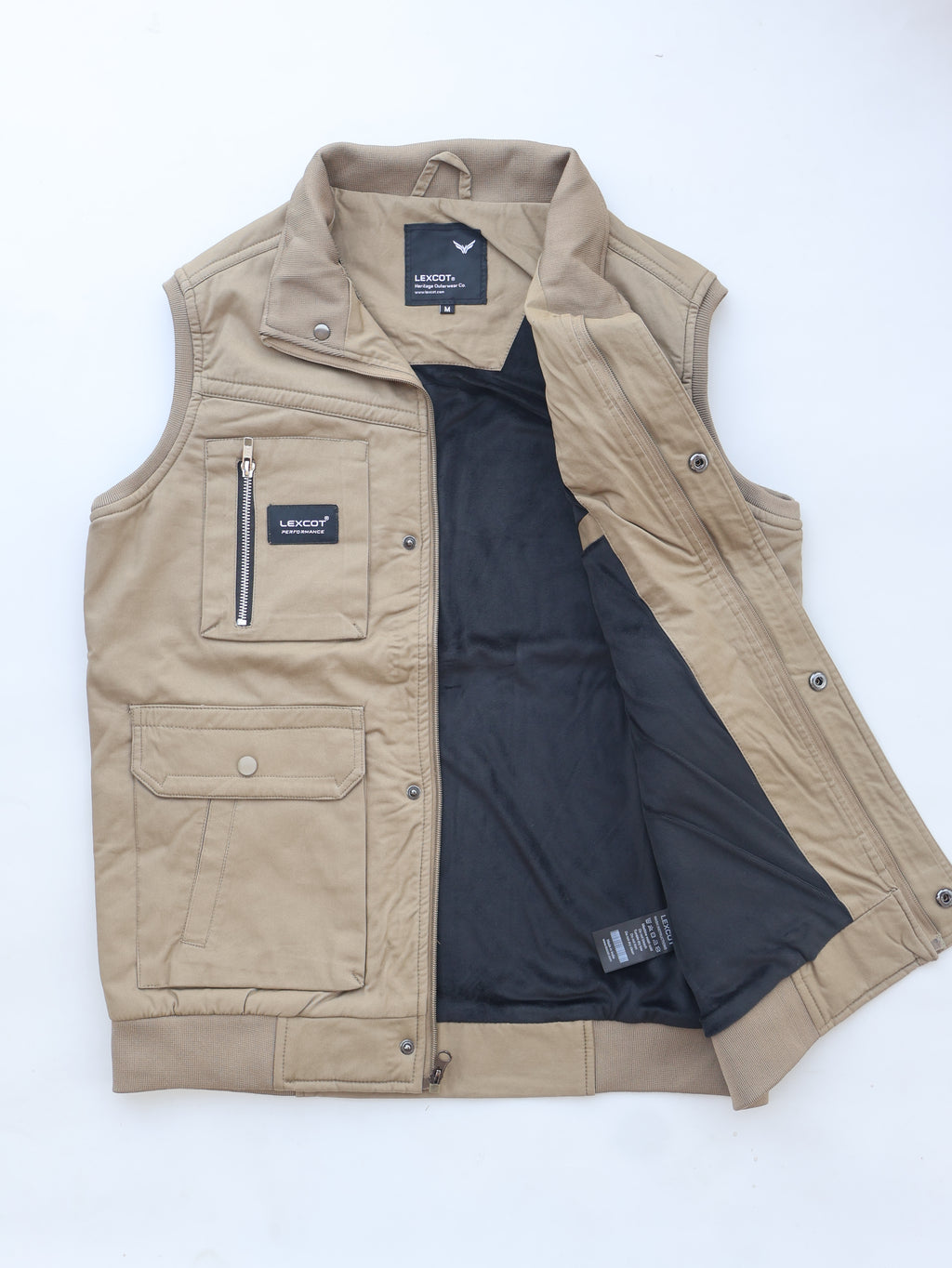 SLEEVELESS CARGO POCKET WINTER JACKET FOR MEN'S
