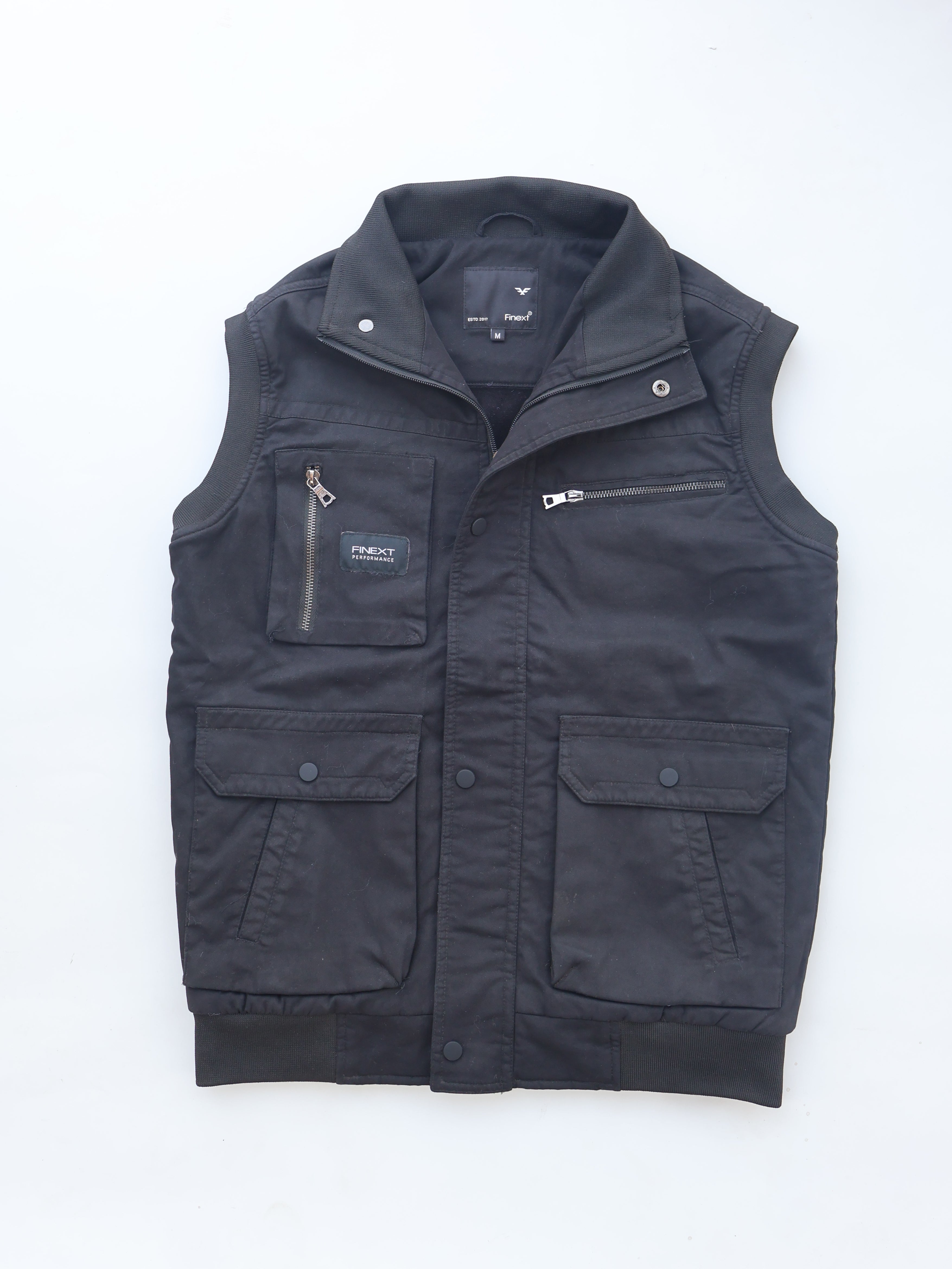 SLEEVELESS CARGO POCKET WINTER JACKET FOR MEN'S