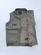 SLEEVELESS CARGO POCKET WINTER JACKET FOR MEN'S