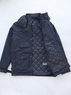 Cargo pocket winter jacket for men's
