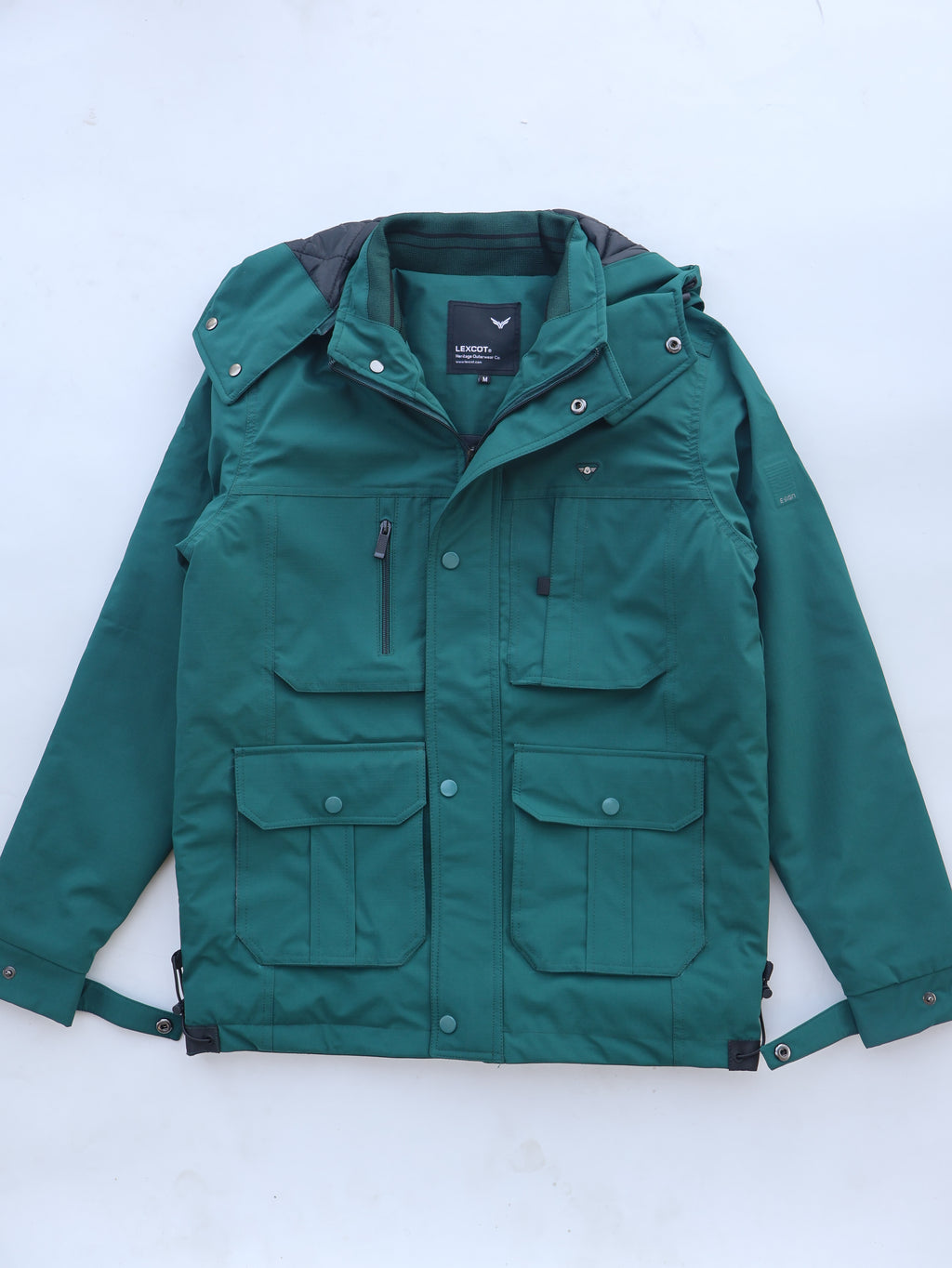 Cargo pocket winter jacket for men's