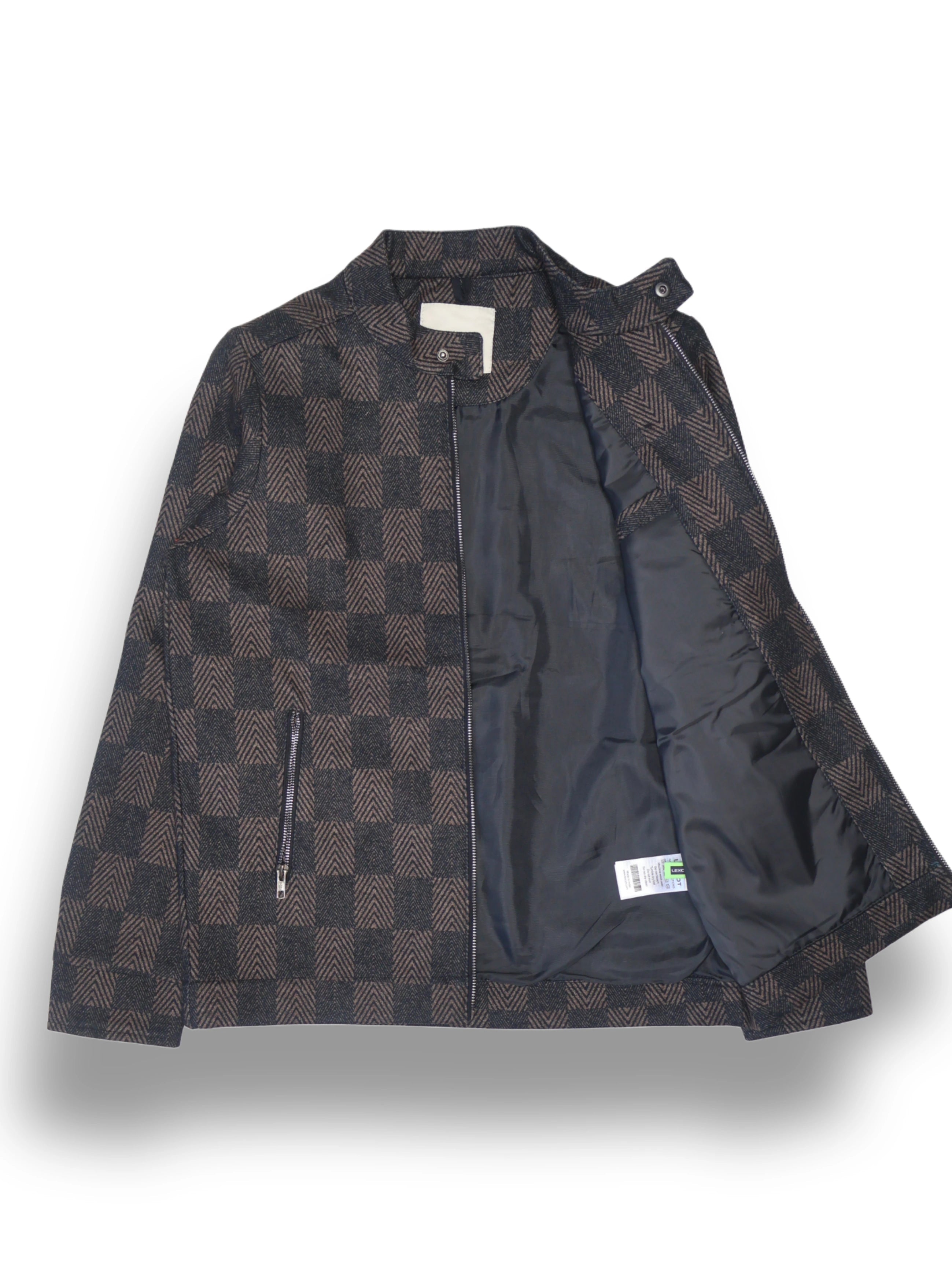 Checkered Tailored Jacket for men's Lexcot