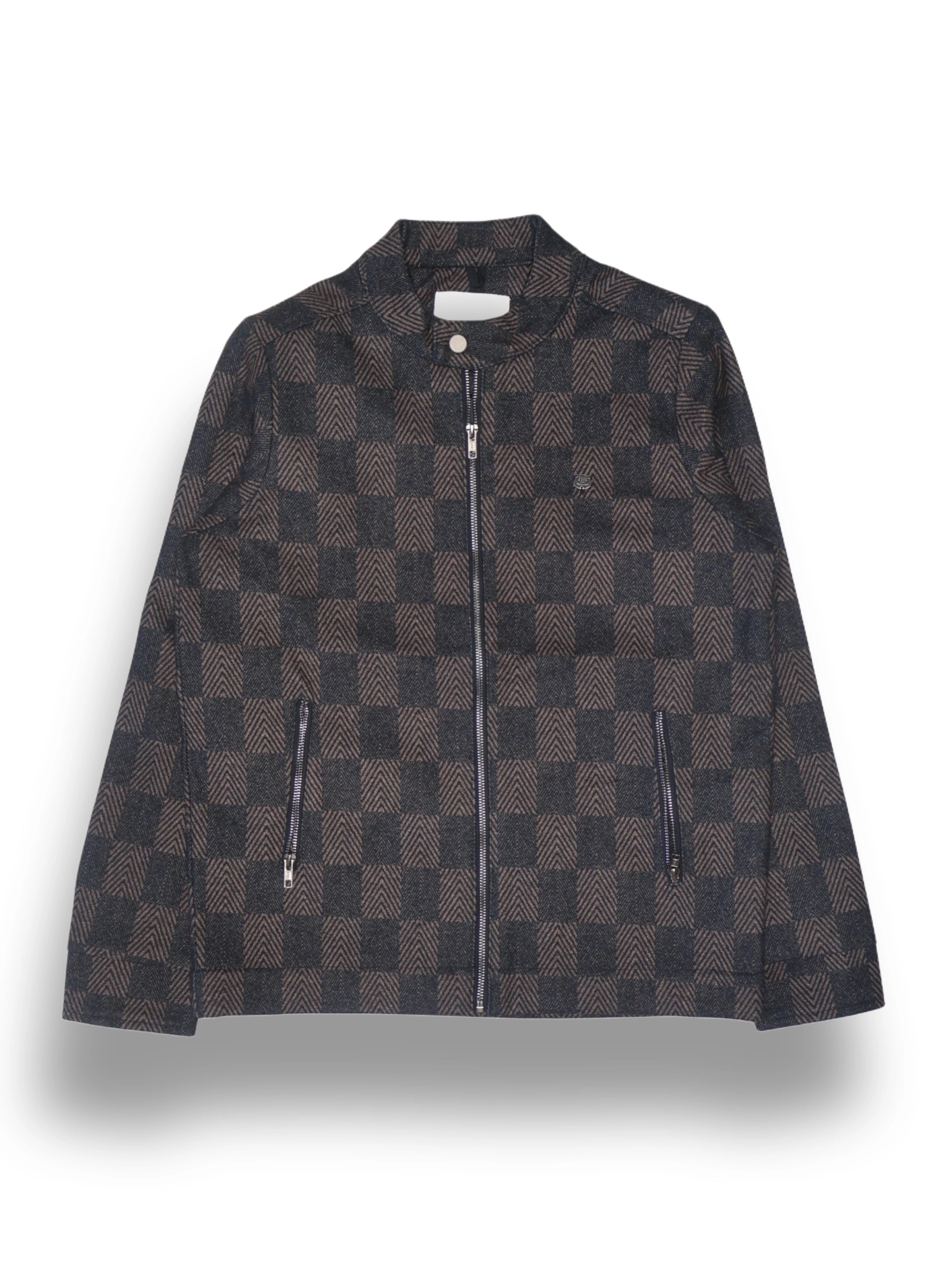 Checkered Tailored Jacket for men's Lexcot