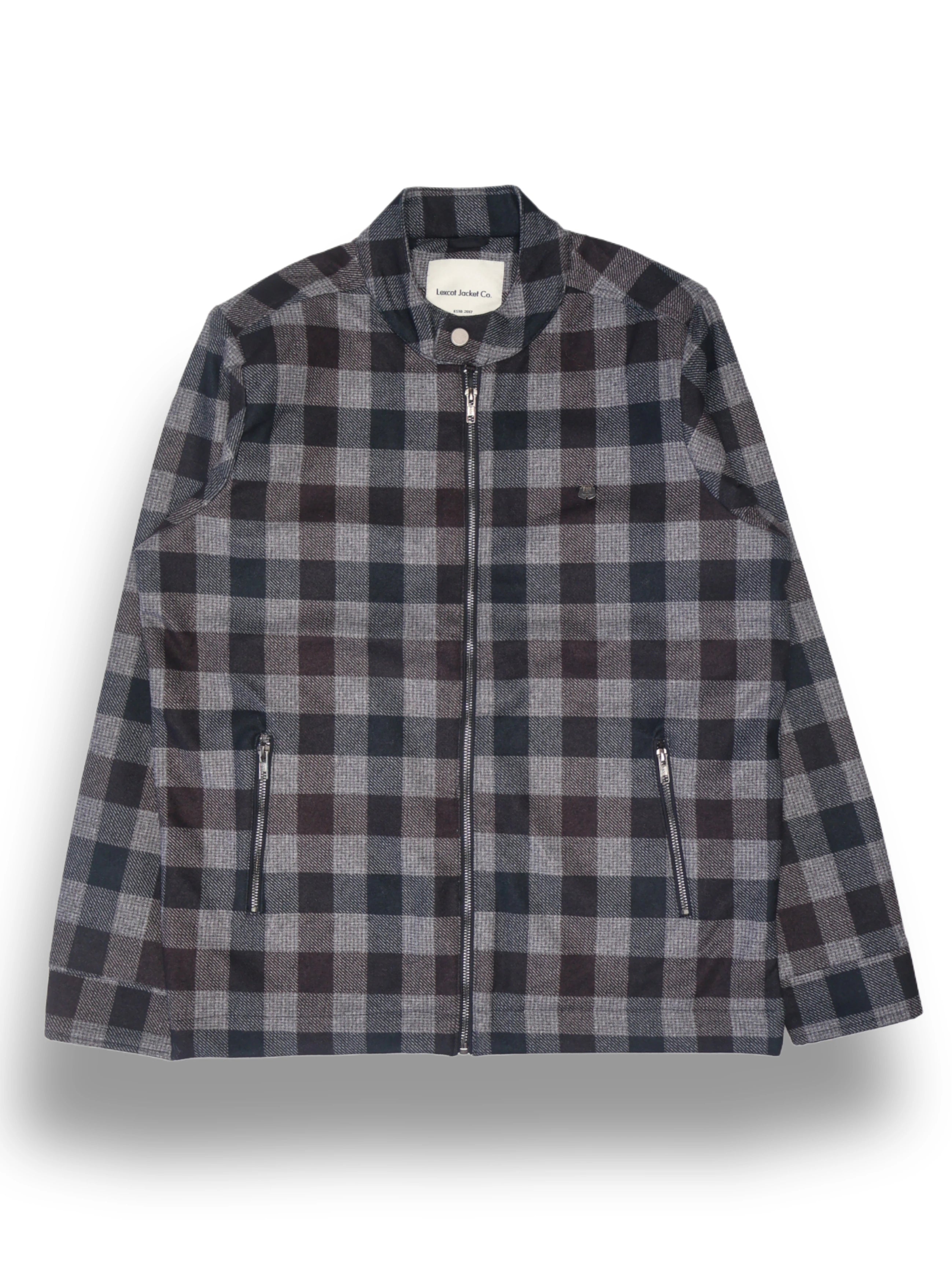 Checkered Tailored Jacket for men's Lexcot
