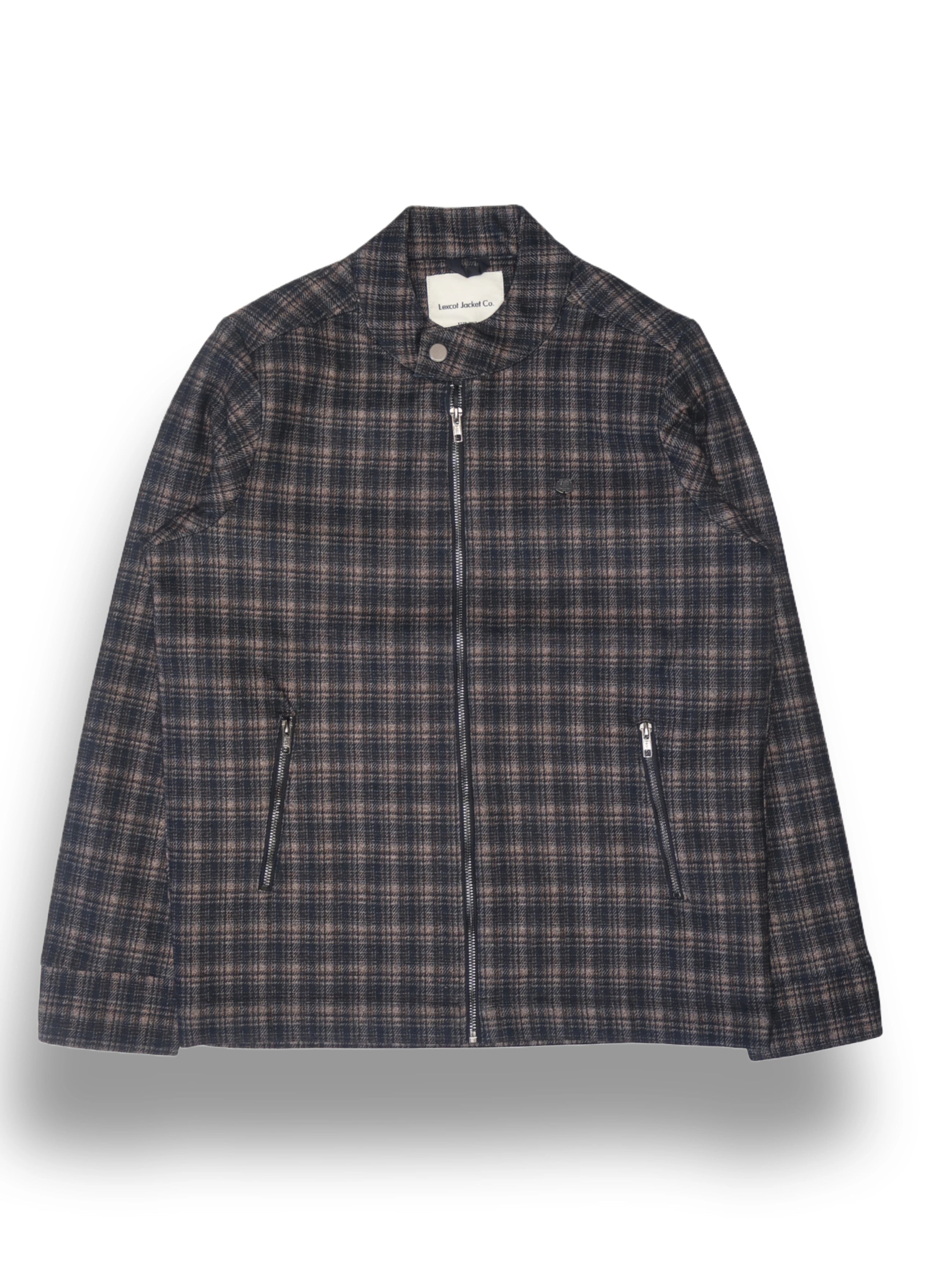 Checkered Tailored Jacket for men's Lexcot