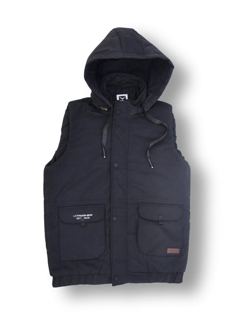 hooded sleevleess jacket for men Lexcot