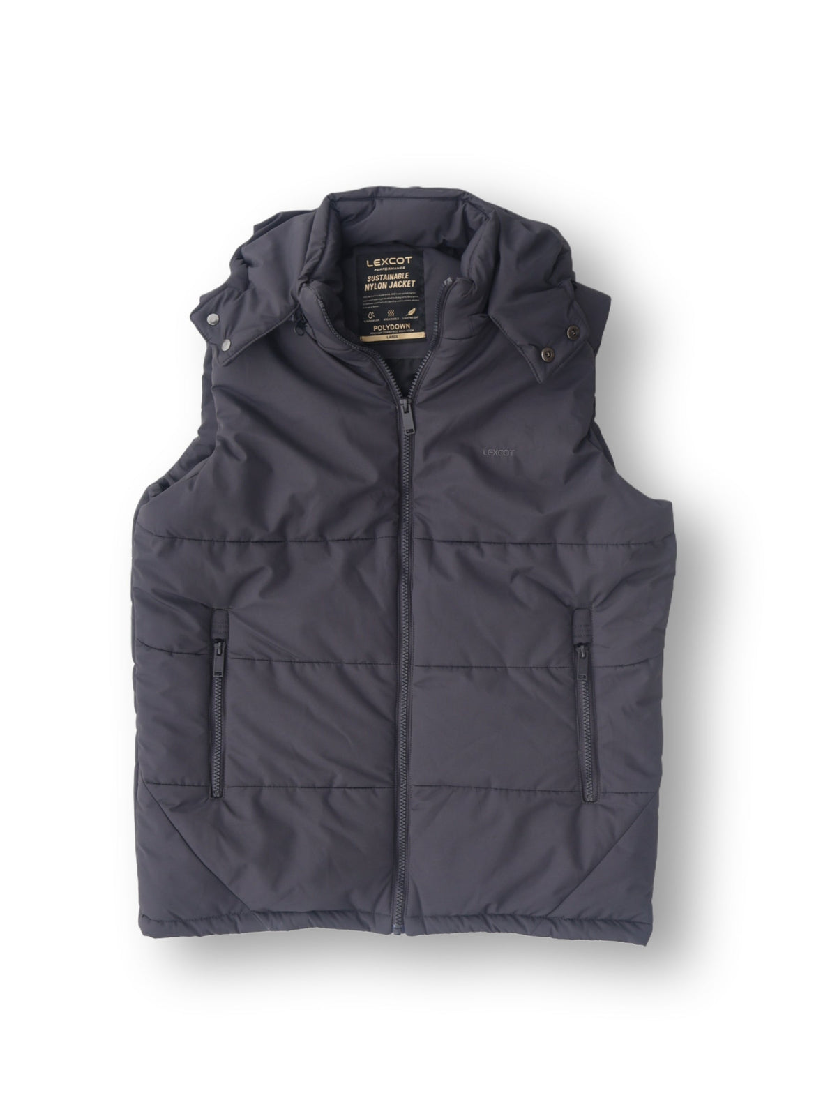 hooded sleeveless jacket for men Lexcot
