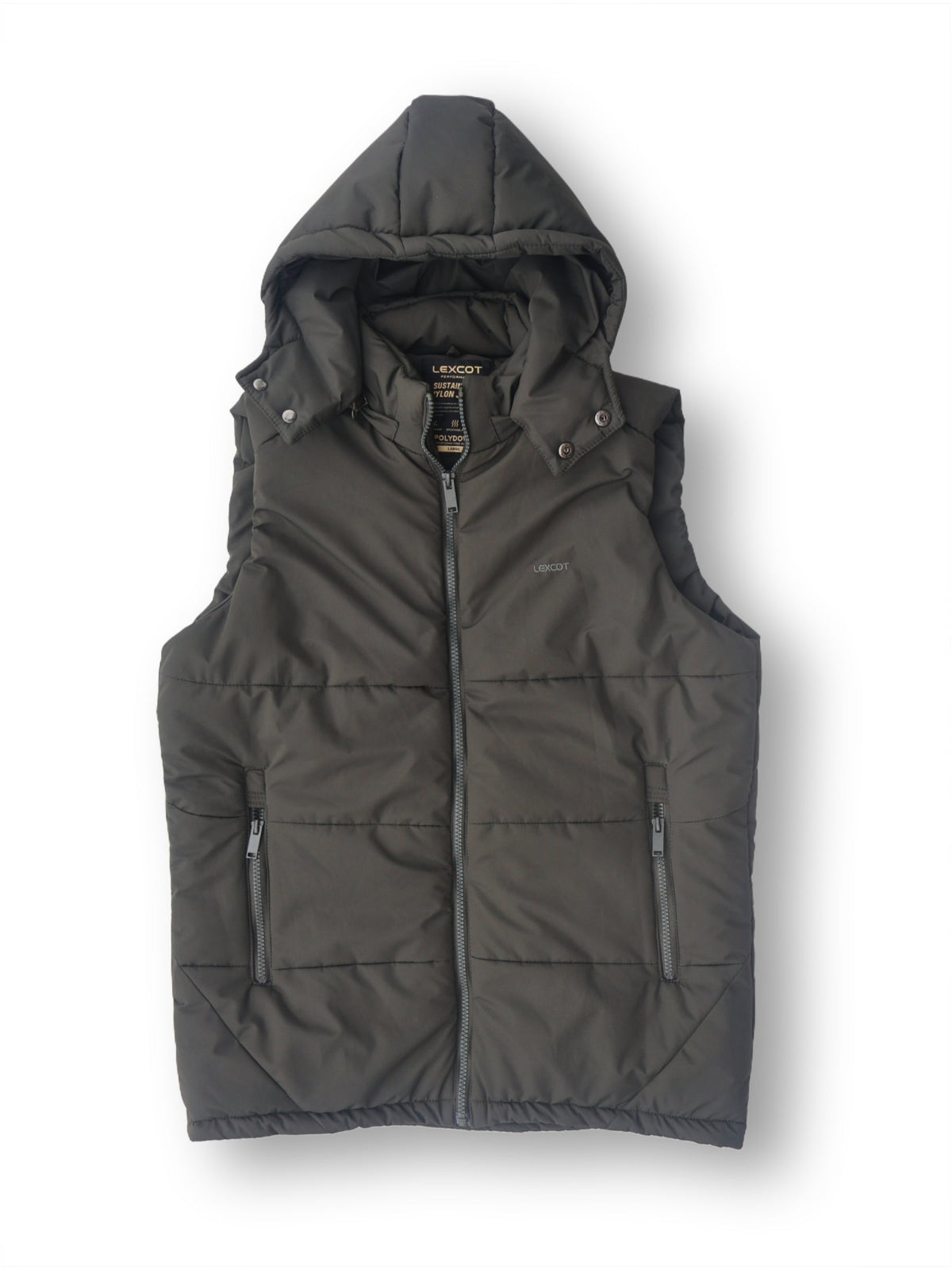 hooded sleeveless jacket for men Lexcot