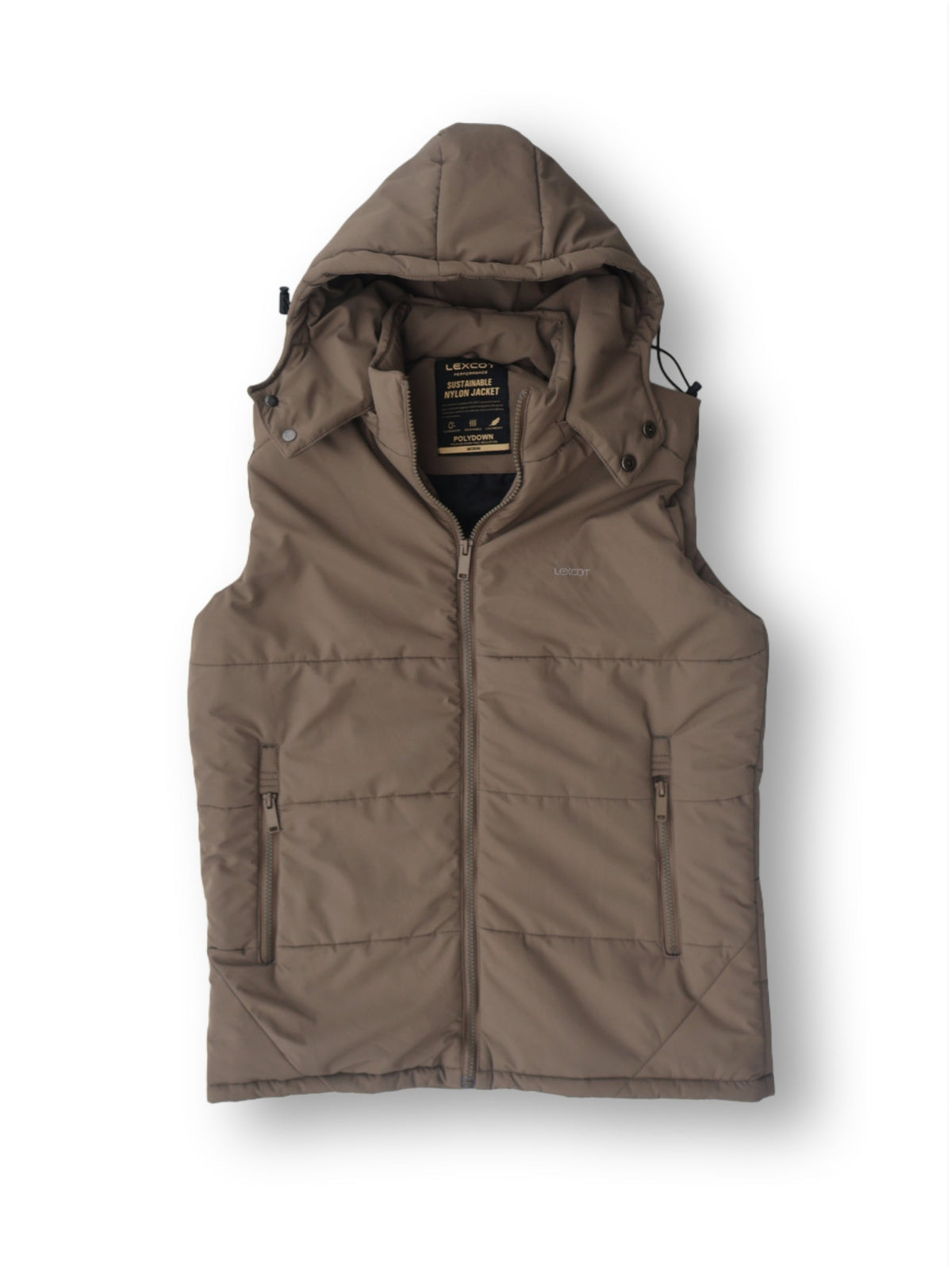 hooded sleeveless jacket for men Lexcot