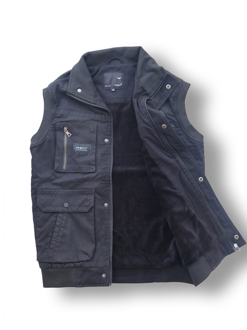 SLEEVELESS CARGO POCKET WINTER JACKET FOR MEN'S Lexcot