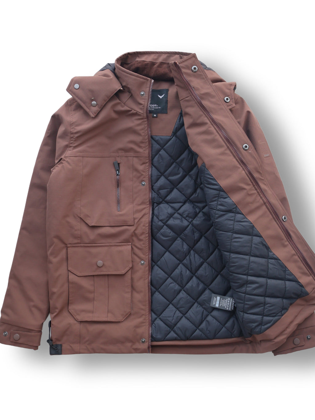 Cargo pocket winter jacket for men's Lexcot