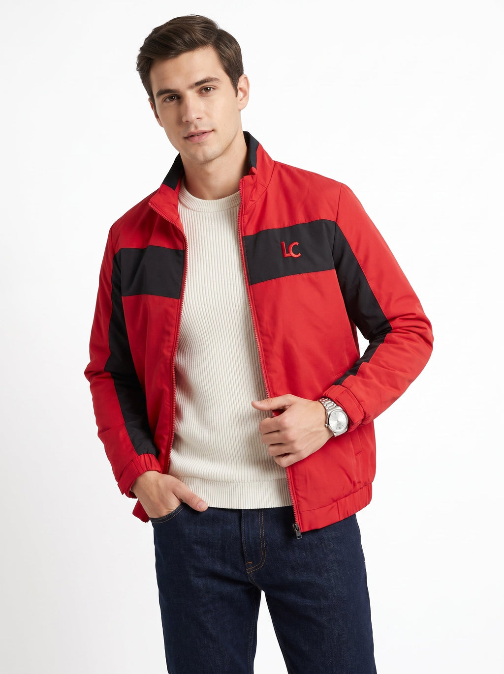 Color block jacket for men Lexcot