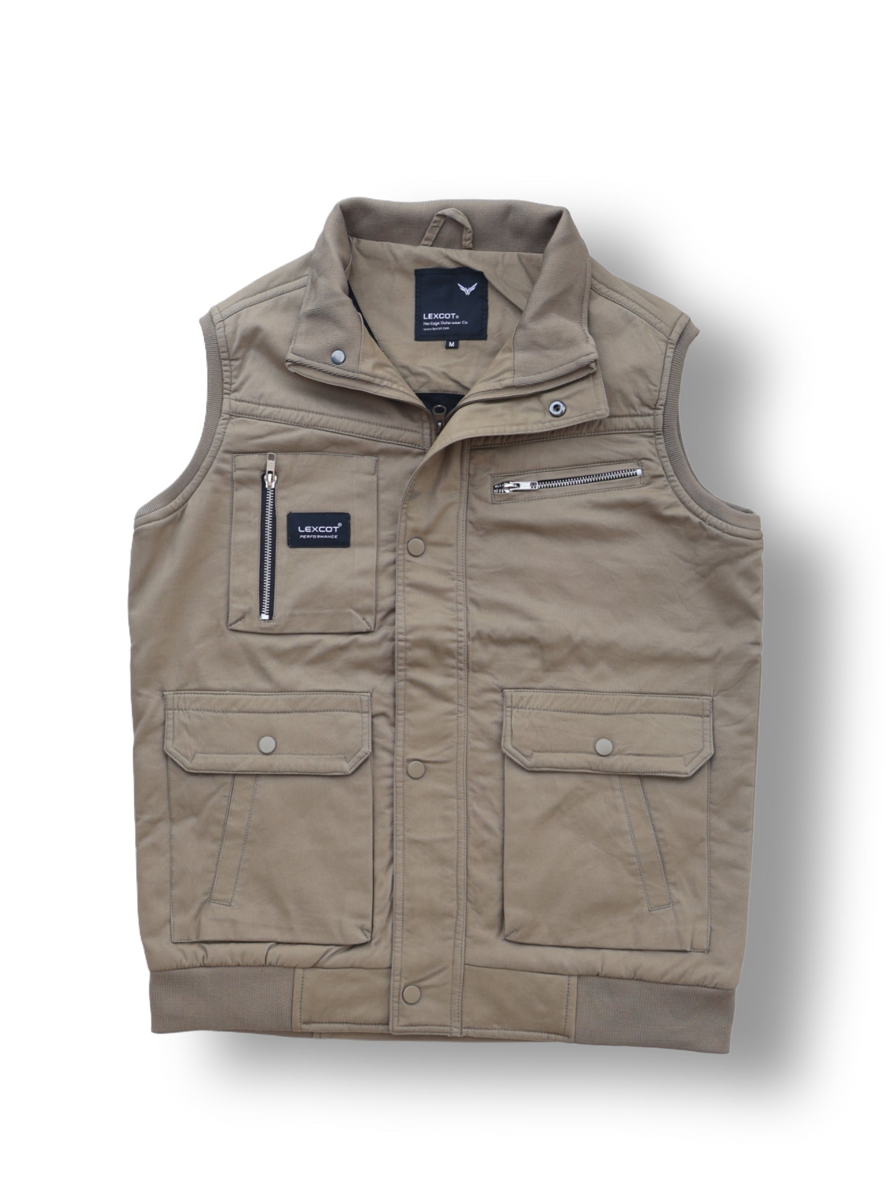 SLEEVELESS CARGO POCKET WINTER JACKET FOR MEN'S Lexcot