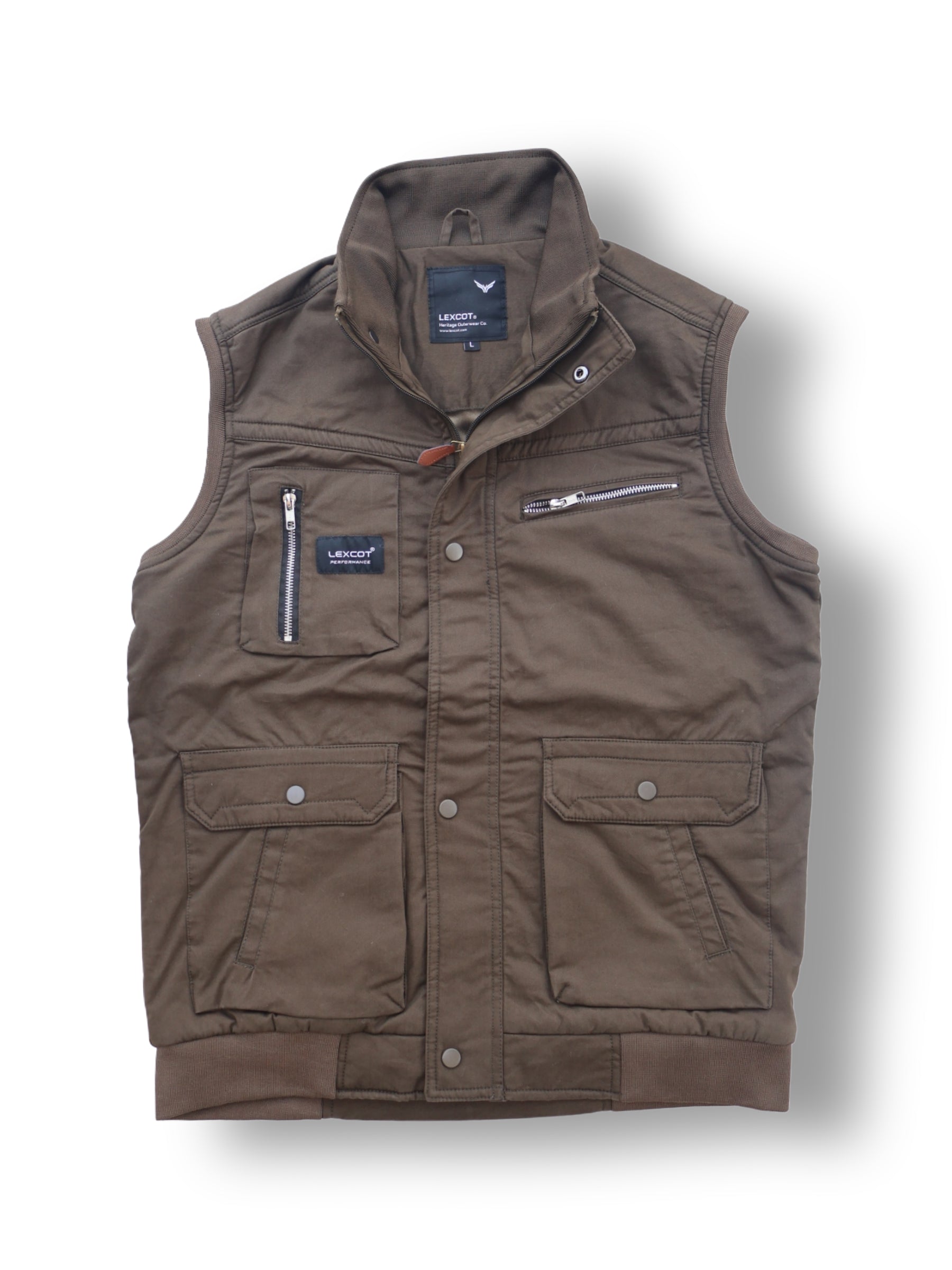 SLEEVELESS CARGO POCKET WINTER JACKET FOR MEN'S Lexcot