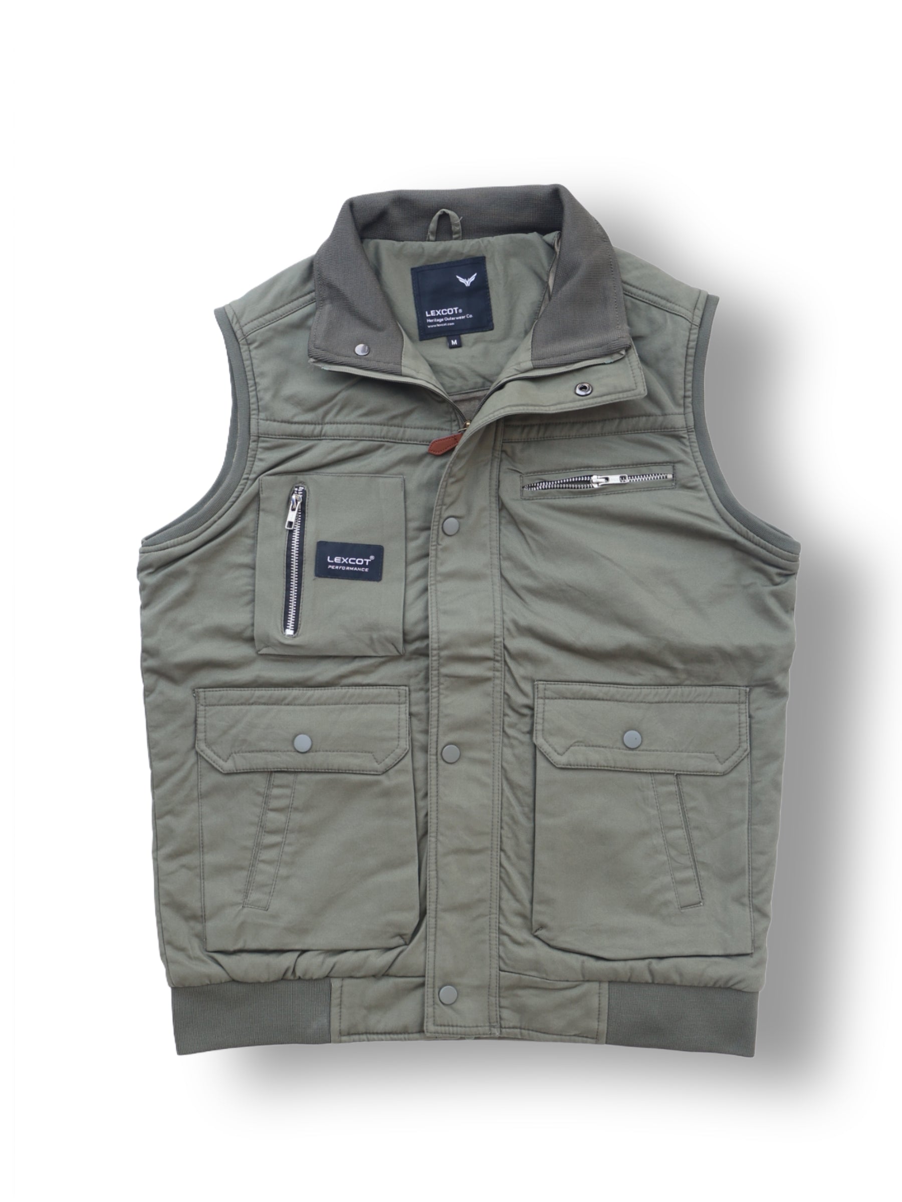 SLEEVELESS CARGO POCKET WINTER JACKET FOR MEN'S Lexcot
