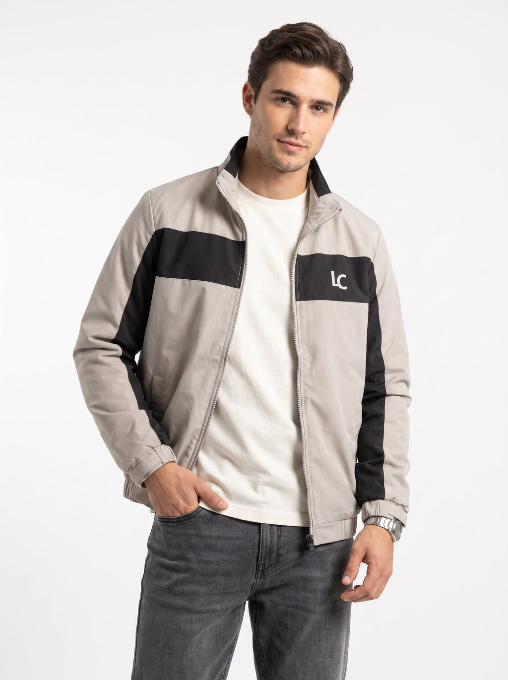 Color block jacket for men Lexcot