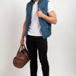 lexcot men's puffer jacket airforce color