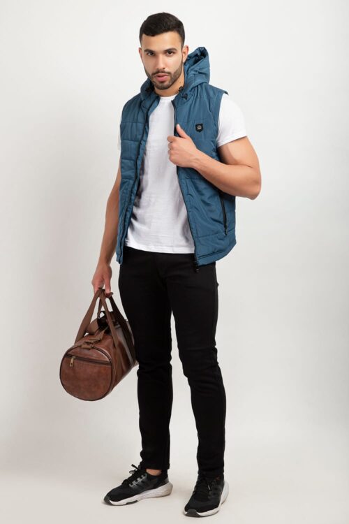 Men’s Puffer Jacket – Navy blue