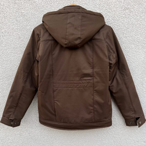 Men’s F/S detachable Hooded Jacket – Coffee
