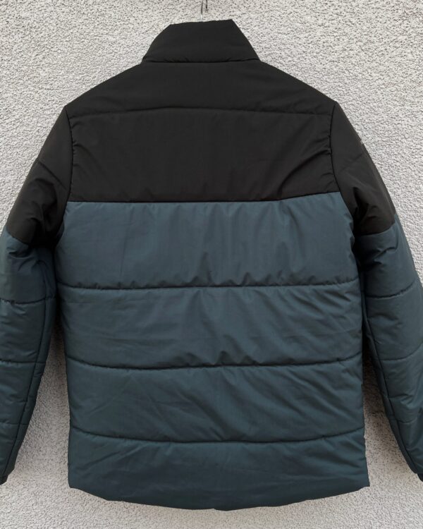 Men’s Puffer Jacket – Dual Tone – Olive & Teal grey