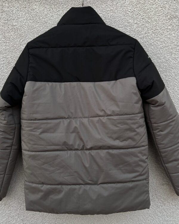 Men’s Puffer Jacket – Dual Tone – Black & Grey