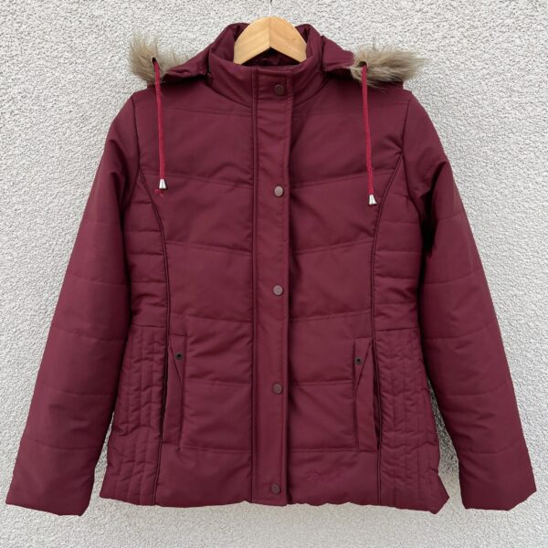 Women Insulated Puffer Jacket – Maroon