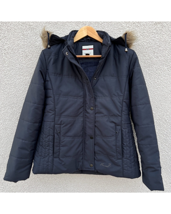 Women Insulated Puffer Jacket – Navy blue