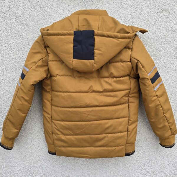 Kid Boys TPU fabric Puffer Jacket – MUSTARD