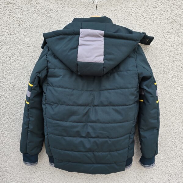 Kid Boys TPU fabric Puffer Jacket – BOTTLE GREEN