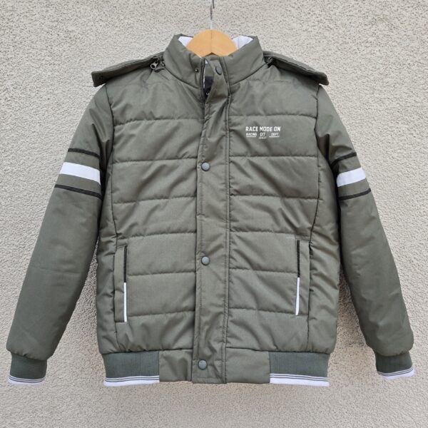 Kid Boys TPU fabric Puffer Jacket – SAGE GREEN