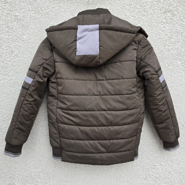 Kid Boys Puffer Jacket – BROWN WENGE